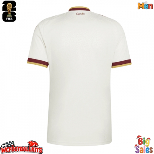 Spain Replica Away Stadium Shirt World Cup 2026 Short Sleeve